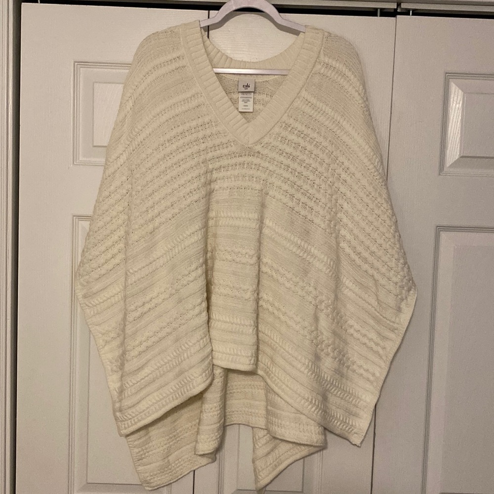 Cabi poncho sweater